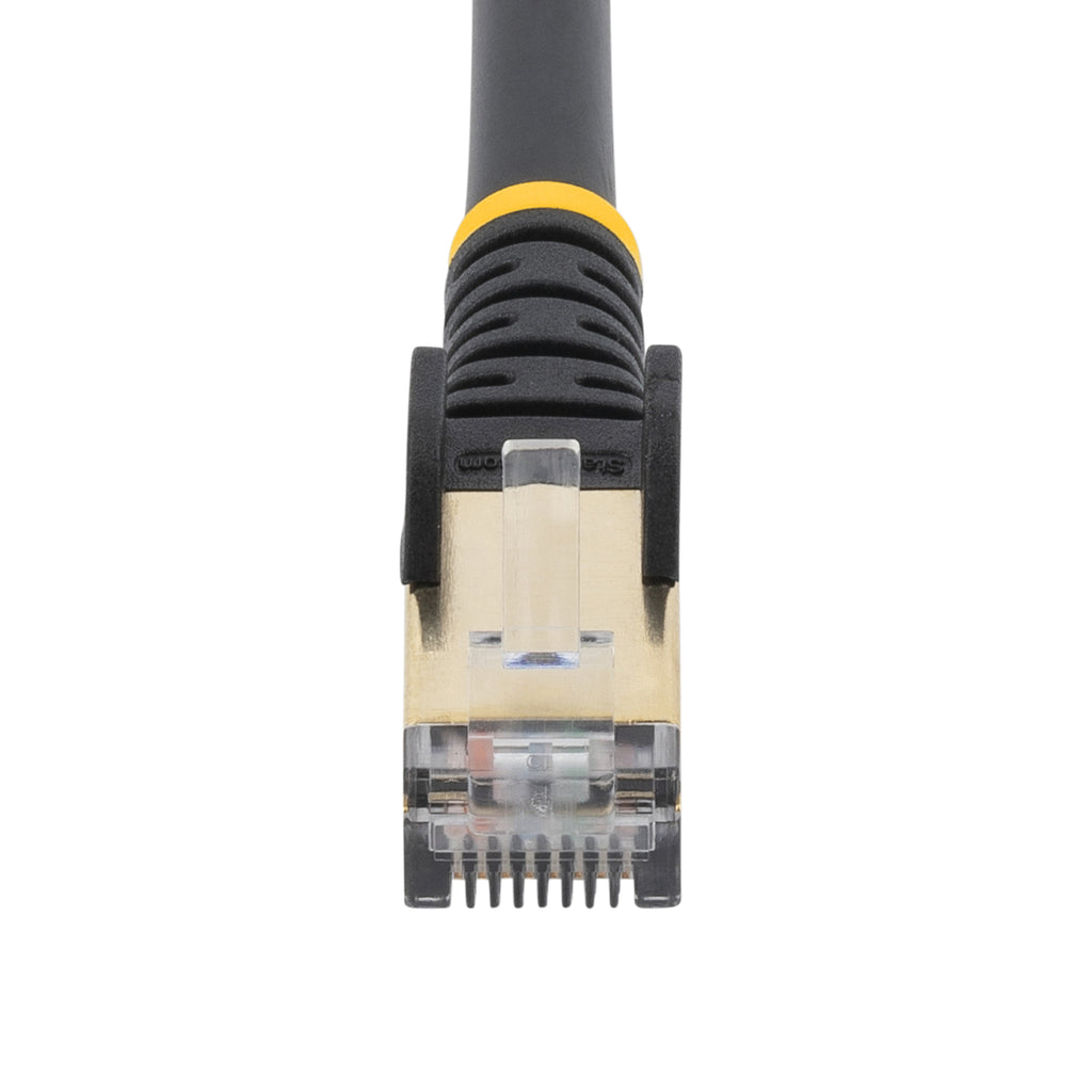 StarTech.com Câble réseau Cat6a STP blindé sans crochet de 2 m - Noir