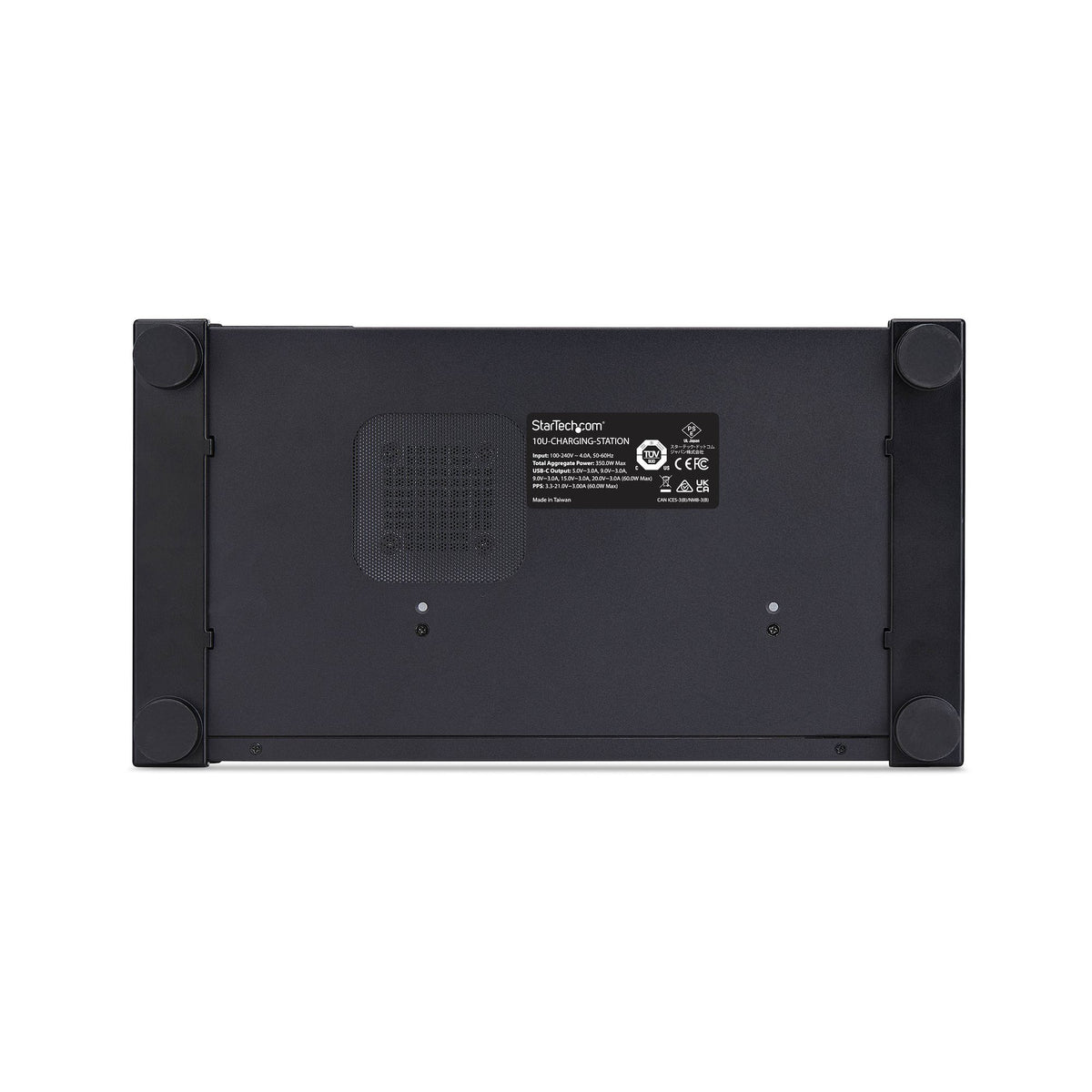 StarTech.com Hub de Recharge USB-C à 10 Ports, 60 W par Port, Puissance Totale de 350 W, Bloc/Station de Recharge Multip
