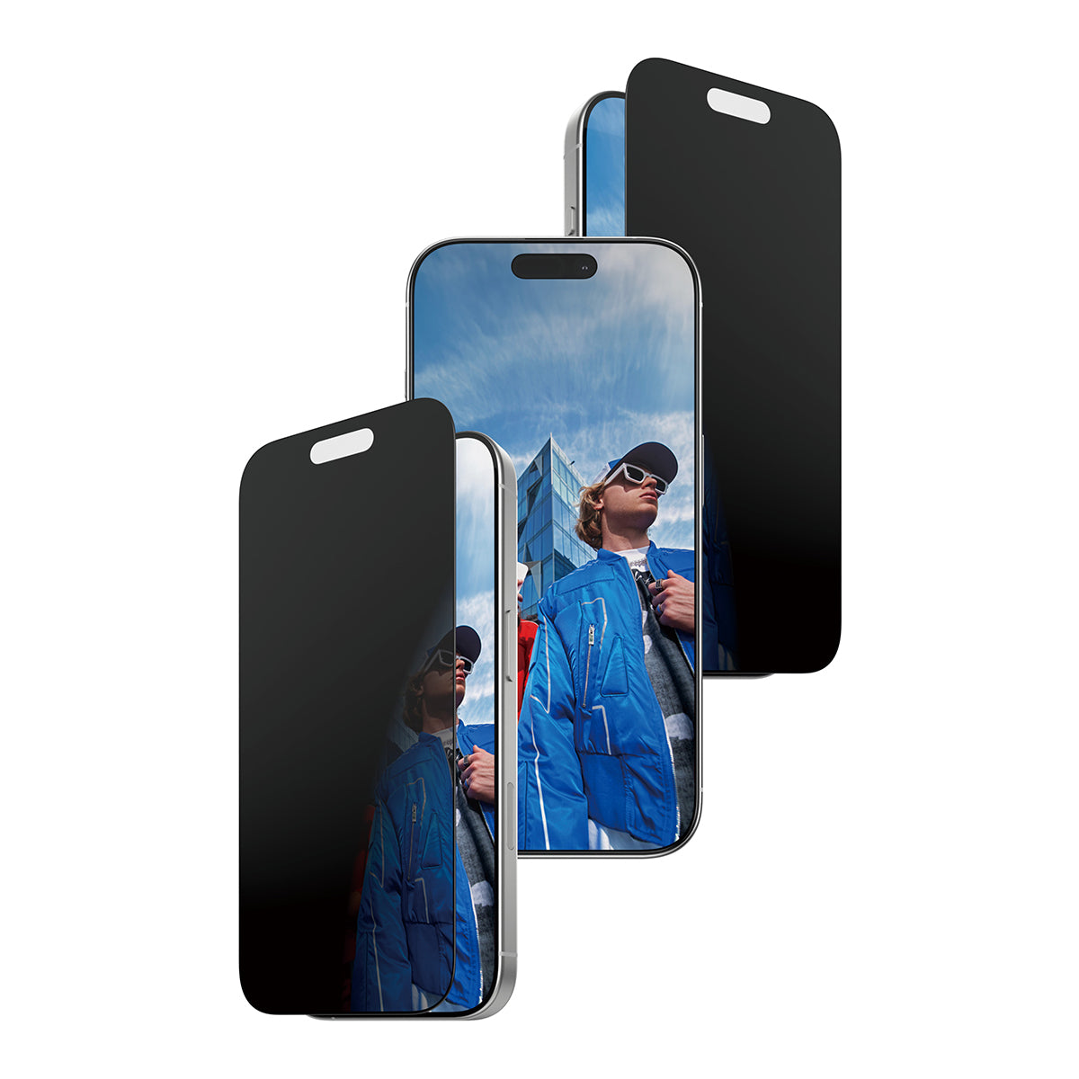 PanzerGlass Protection d'écran de Confidentialité 2-Way pour iPhone 17 et iPhone 16 Pro, Ultra-Wide Fit avec Fastfit