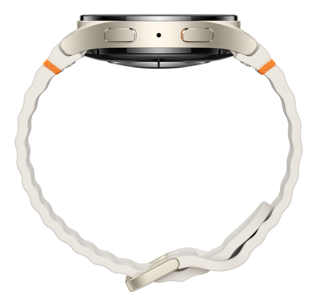Samsung Samsung Galaxy Watch7 3,3 cm (1.3") AMOLED 40 mm Numérique 432 x 432 pixels Écran tactile 4G Crème Wifi GPS (satellite)