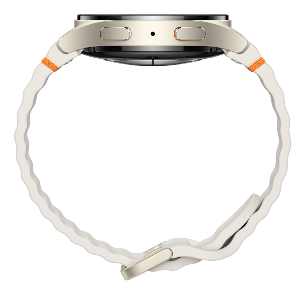 Samsung Samsung Galaxy Watch7 3,3 cm (1.3") AMOLED 40 mm Numérique 432 x 432 pixels Écran tactile 4G Crème Wifi GPS (satellite)
