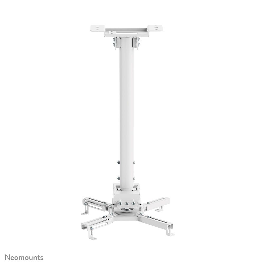 Neomounts Neomounts CL25-540WH1 Support de plafond pour vidéoprojecteur - h60.5-90.5 cm - installation facile - orientable