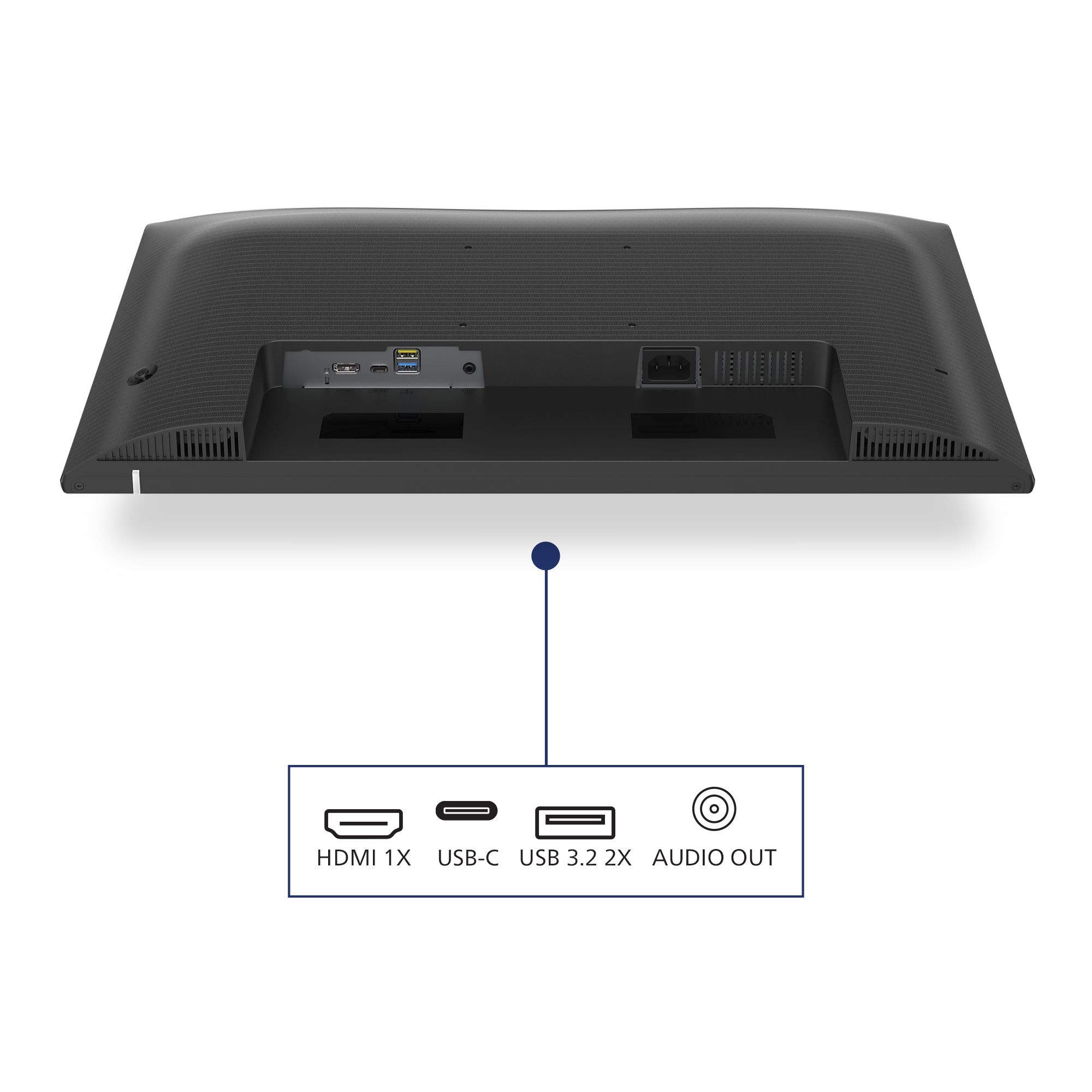 Philips 1000 series 24E1N1300AE/00 écran plat de PC 60,5 cm (23.8") 1920 x 1080 pixels Full HD LCD Noir