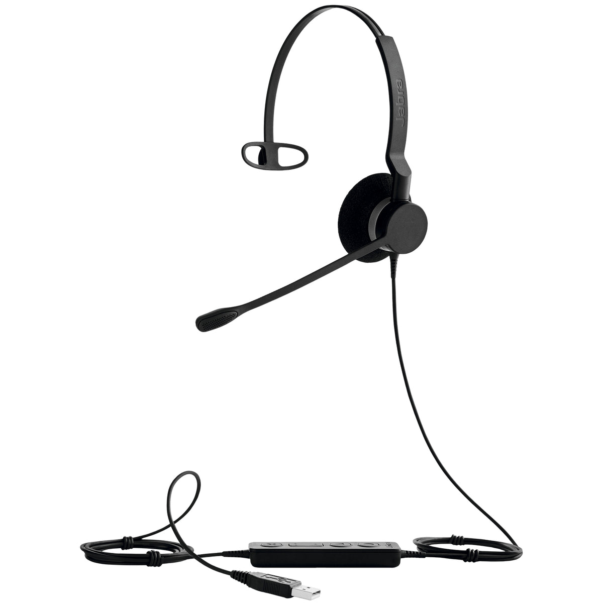 Jabra Biz 2300 2393-823-109 Casque Filaire Mono USB pour Bureau et Centre d'Appels