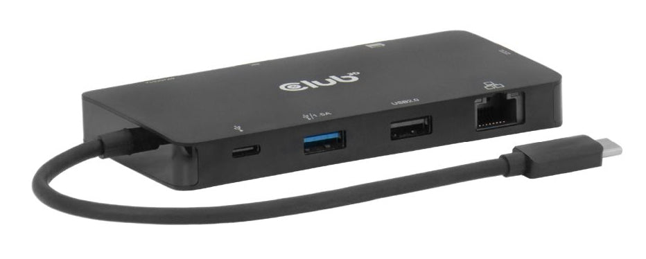 CLUB3D CSV-2552 Hub et Concentrateur USB Type-C 5000 Mbit/s, Noir