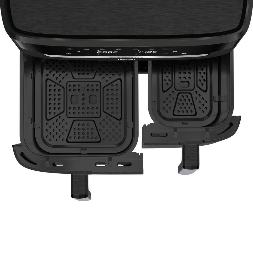 Tefal Easy Fry Dual XXL EY9428E0 friteuse Double 11 L Autonome 2020 W Friteuse d’air chaud Noir - vue 5