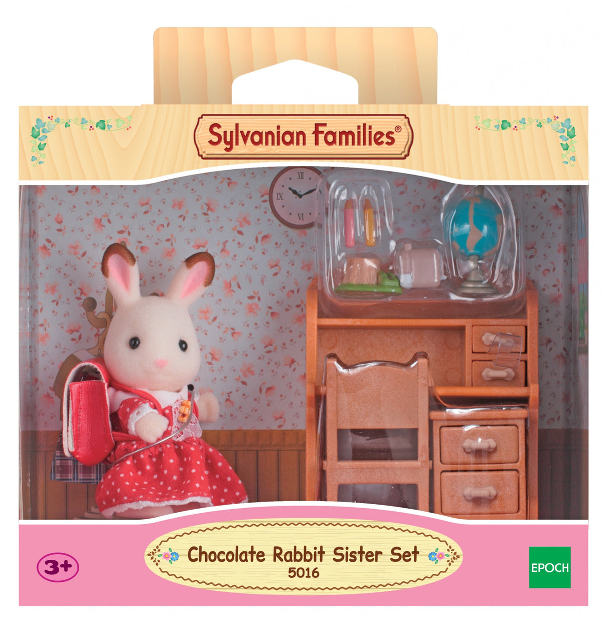 Sylvanian Families La fille Lapin Chocolat et bureau - vue 2