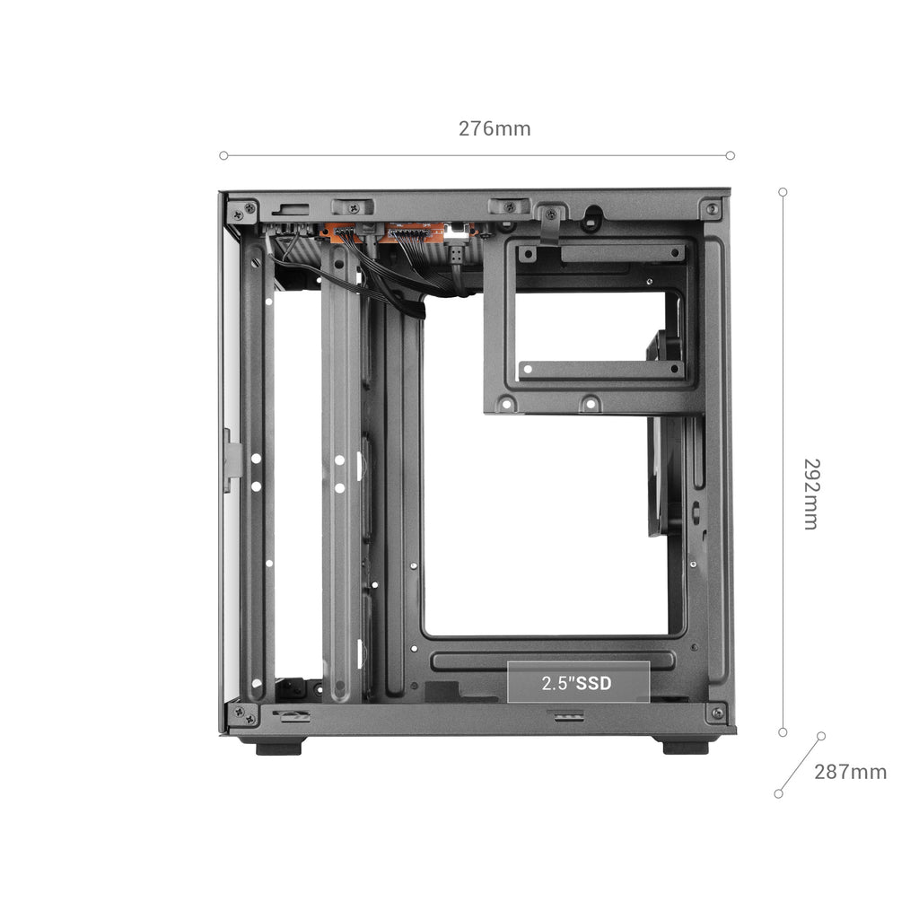 Mars Gaming MC-CUBE unité centrale Mini Tower Noir