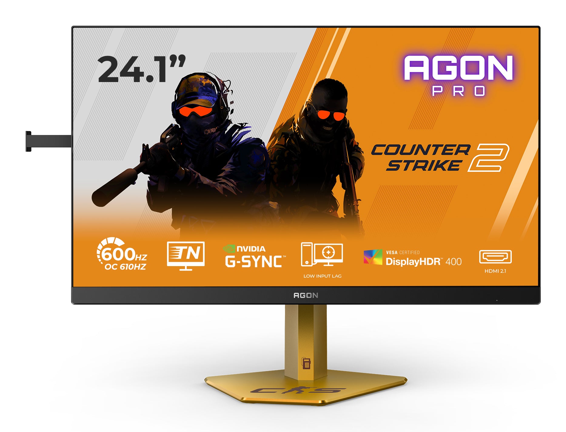 AOC AGON PRO CS24A écran plat de PC 61,2 cm (24.1") 1920 x 1080 pixels Full HD LED Noir