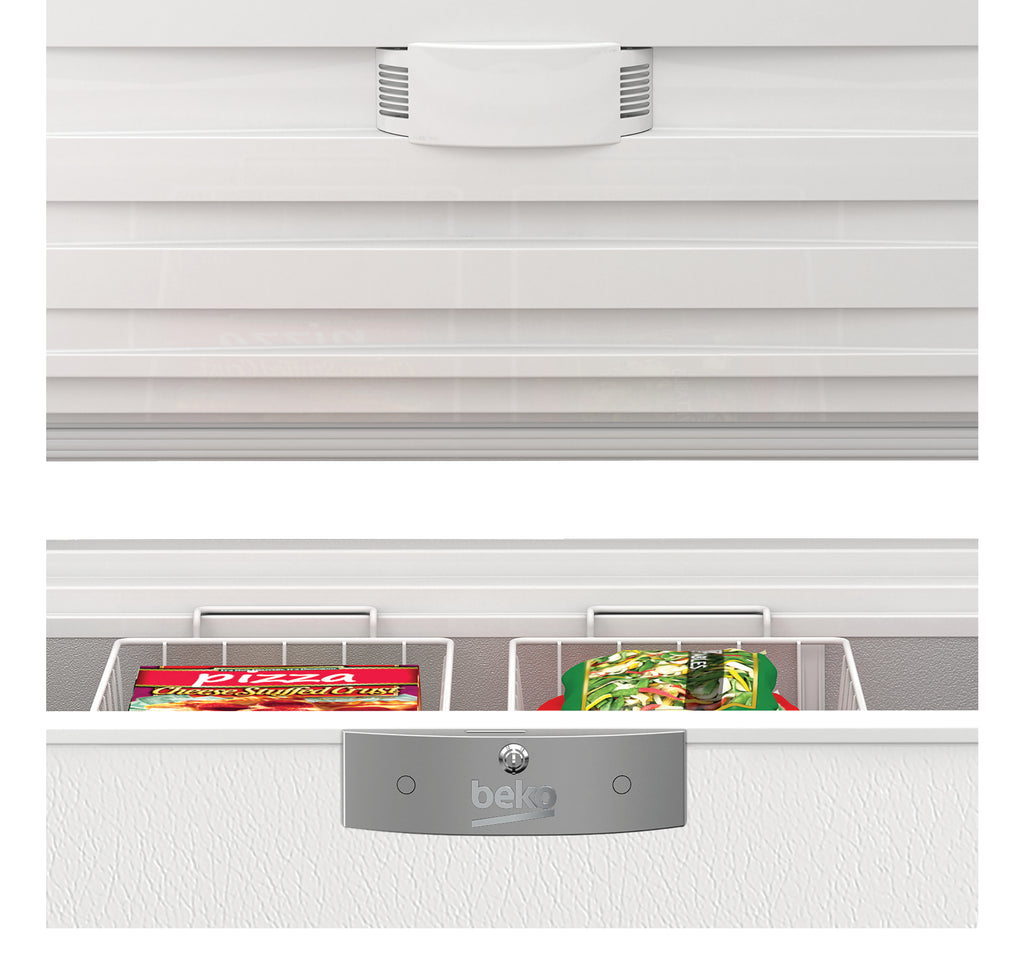 Beko HSM22340 congélateur Congélateur coffre Pose libre 230 L Blanc - vue 3