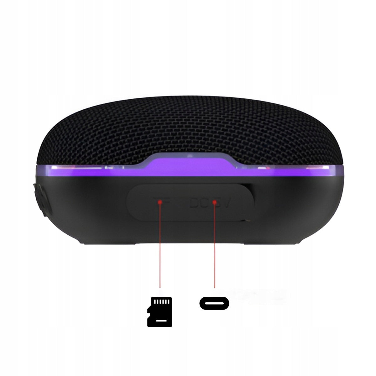 Petite enceinte Bluetooth portable sans fil avec radio FM et lecteur MP3, 13 W, Zenwire BS-07