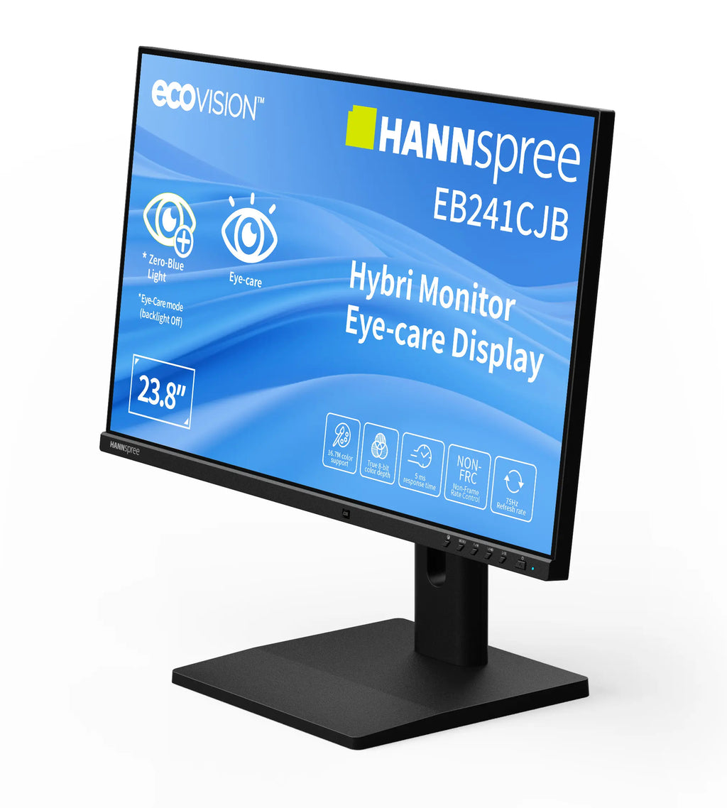 Hannspree Hybri EB241CJB Moniteur PC 23.8" Full HD 1920 x 1080 LCD Noir