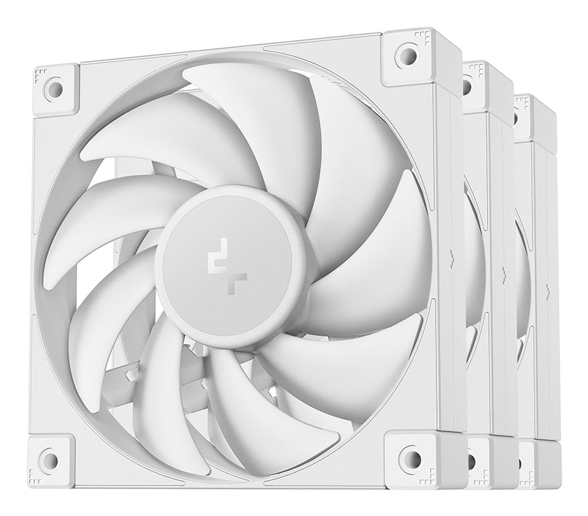 Deepcool FD12 Ventilateur de Boîtier 120 mm, Blanc, Pack de 1