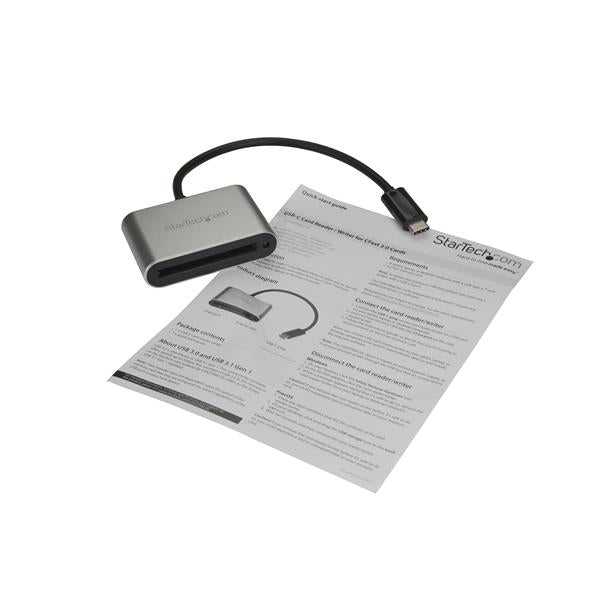 StarTech.com Lecteur et Enregistreur de Cartes CFast 2.0 USB 3.0 vers USB-C