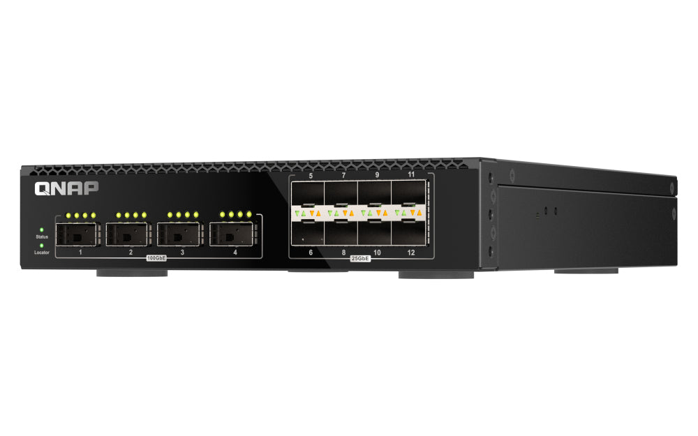 QNAP QSW-M7308R-4X Commutateur Réseau Géré L3 Lite 100 GbE 1U Noir