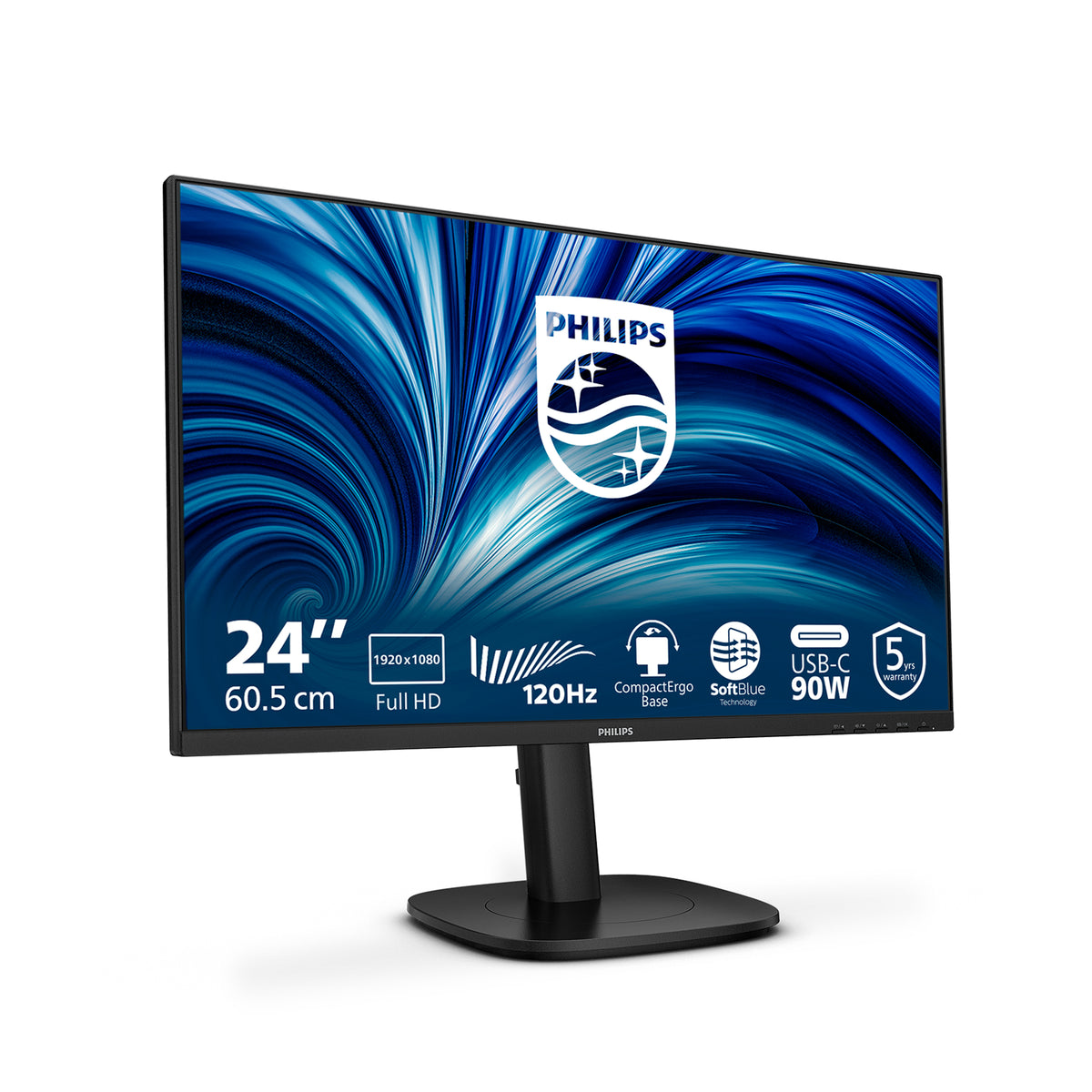 Philips 3000 series 24B2U3301/00 écran plat de PC 60,5 cm (23.8") 1920 x 1080 pixels Full HD LCD Noir - vue 2