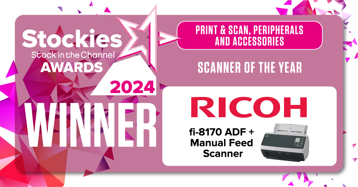 Ricoh fi-8170 Scanner avec Chargeur Automatique de Documents (ADF) et Manuel, 600 x 600 DPI, A4, Noir et Gris