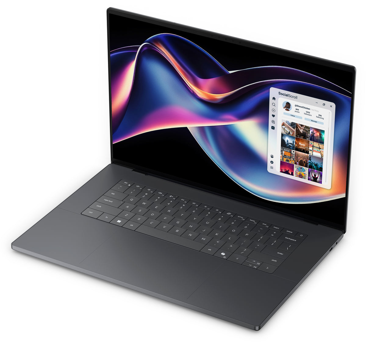 DELL XPS 16 UX7-358H/16OLED-T/32GB/1TBSSD/ARC/W11P/NO-AC/1PS - vue 4