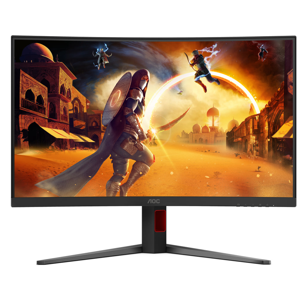 AOC G4 C32G4Z Écran PC Courbe 31.5" Full HD 1920 x 1080 LCD Noir et Rouge