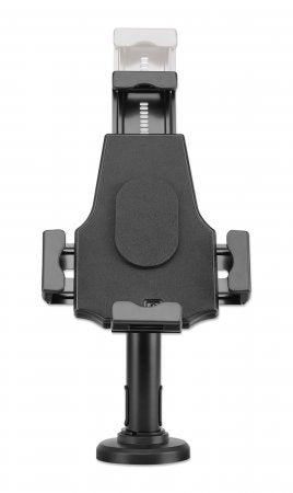 Manhattan Support de bureau pour iPad et tablettes, verrouillable, montage mural possible, antivol, pour tablettes 7,9" à 10,5", rotation 360°, inclinaison ±70°, pivot 330°, noir - vue 6