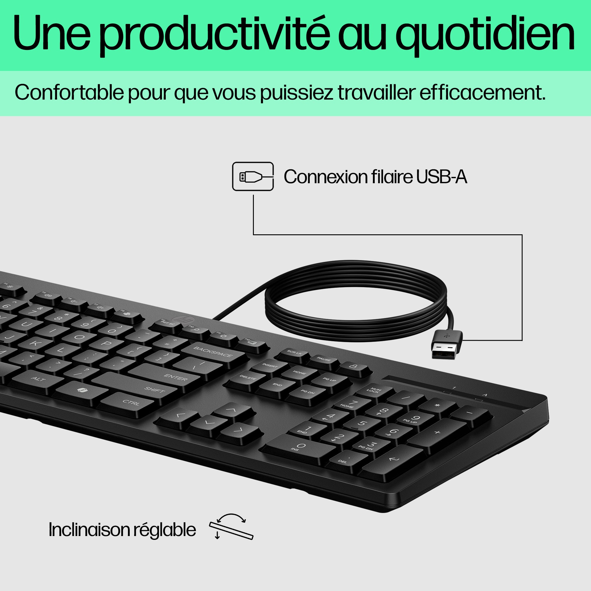 HP Clavier filaire 125