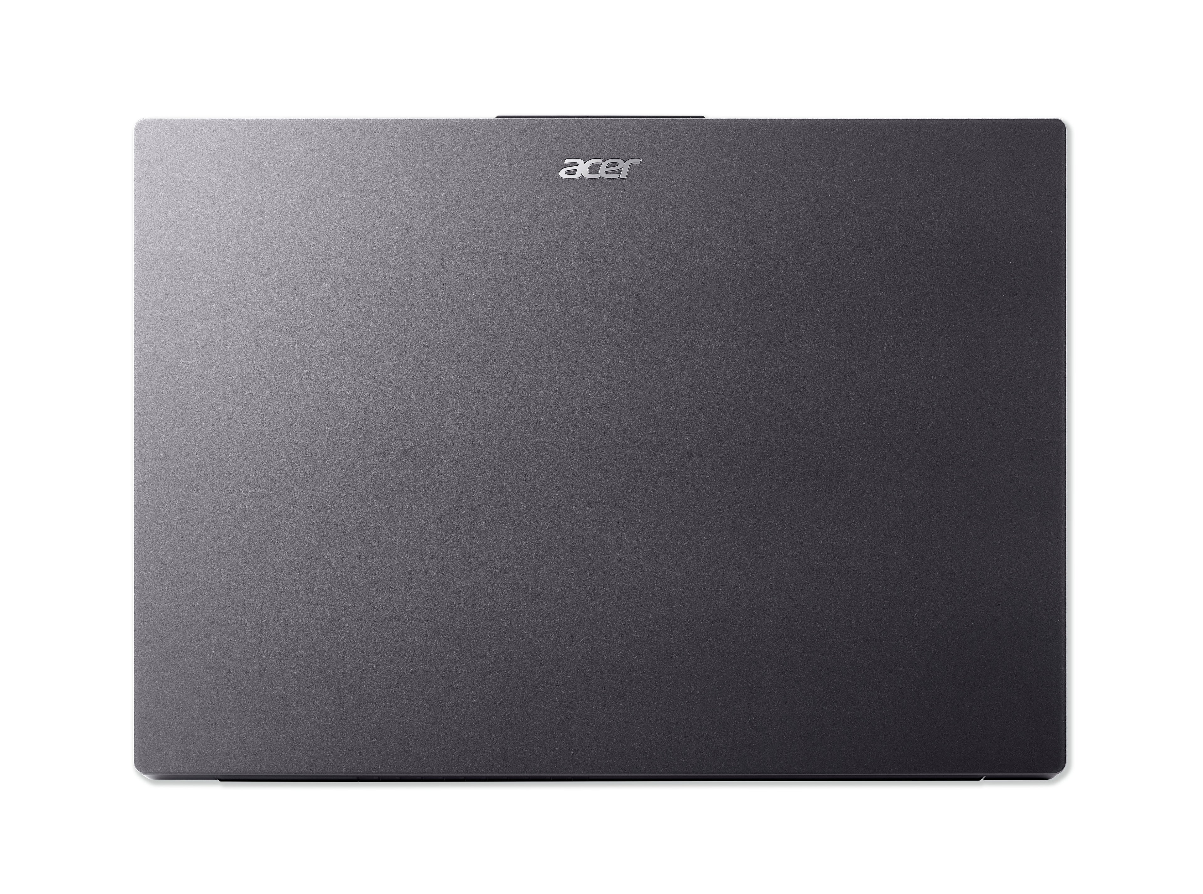 Acer Aspire Go 15 AG15-51P-72QD Intel® Core™ i7 i7-1355U Ordinateur portable 38,9 cm (15.3") WUXGA 16 Go DDR5-SDRAM 512 Go SSD Wi-Fi 6 (802.11ax) Windows 11 Home Gris