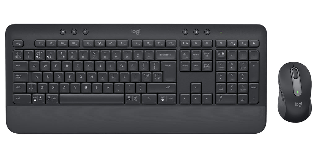 Logitech Signature MK650 Combo for Business, Ensemble Clavier et Souris Sans Fil, Disposition UK
