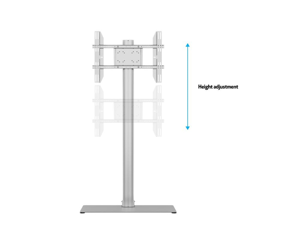 Multibrackets 2418 montage des affichages de messages 160 cm (63") Argent