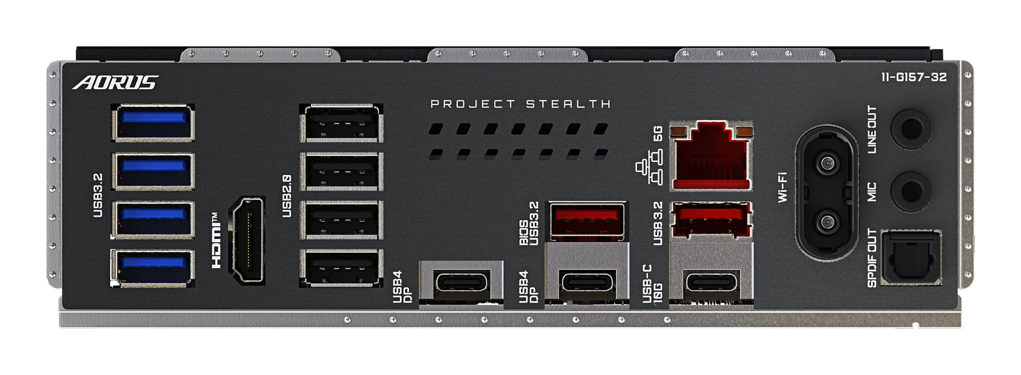 GIGABYTE X870 AORUS STEALTH Carte Mère - Prend en charge les processeurs AMD Ryzen 9000, VRM numérique 16+2+2 phases, jusqu’à 8200MHz DDR5 (O.C.), 2xPCIe 5.0 + 2xPCIe 4.0, Wi-Fi 7, LAN 5GbE, USB 4