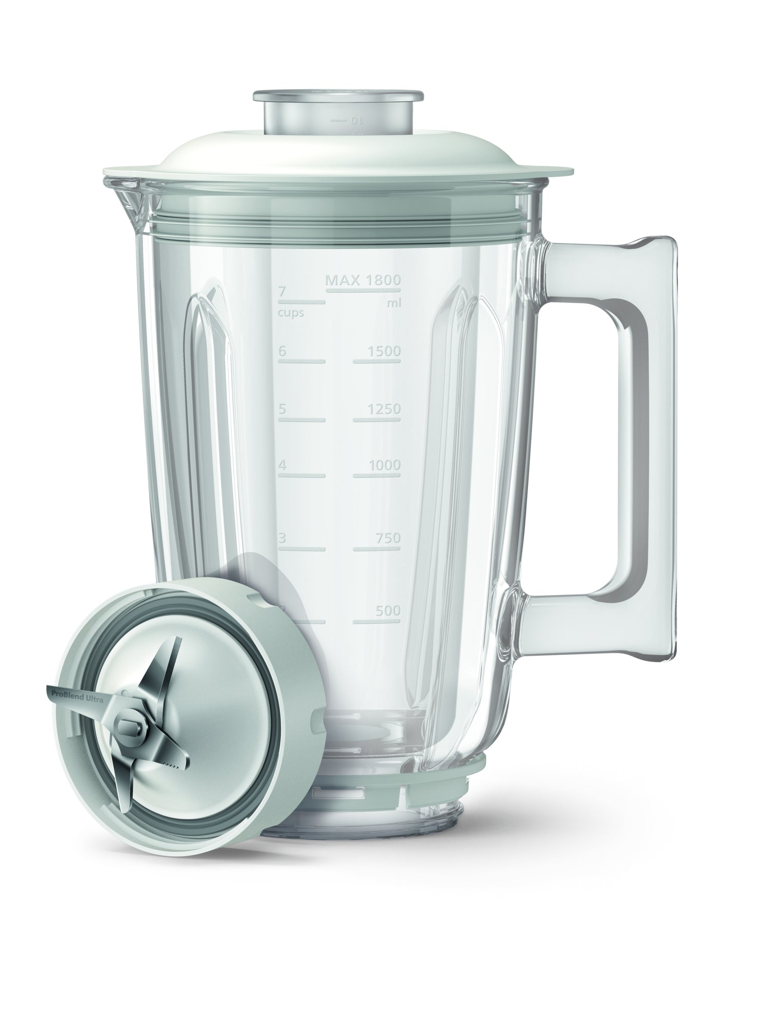 Philips 7000 series HR3760/01 blender 2 L Mélangeur de table 1500 W Acier inoxydable, Blanc