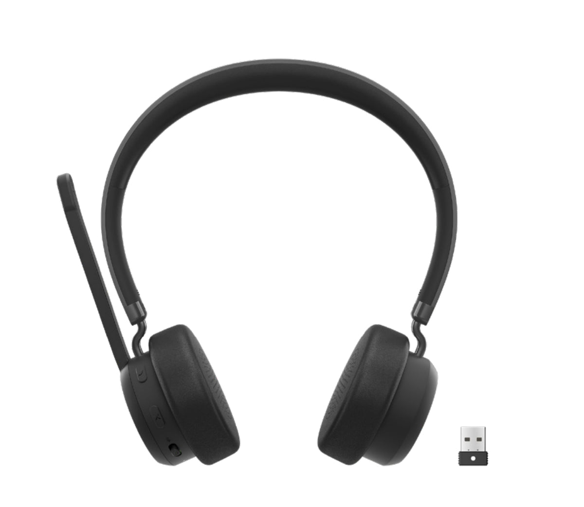 Lenovo Wireless VoIP Headset Casque Sans fil Arceau Bureau/Centre d'appels Bluetooth Noir