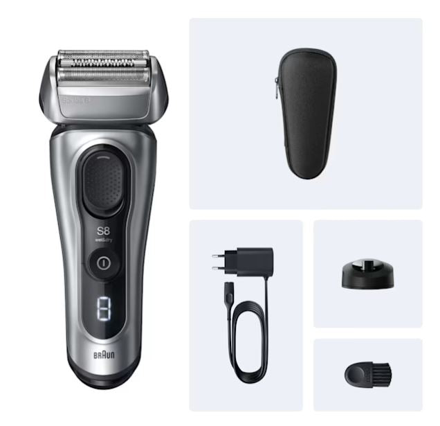 Braun Series 8 8617s Rasoir à grille Tondeuse Gris