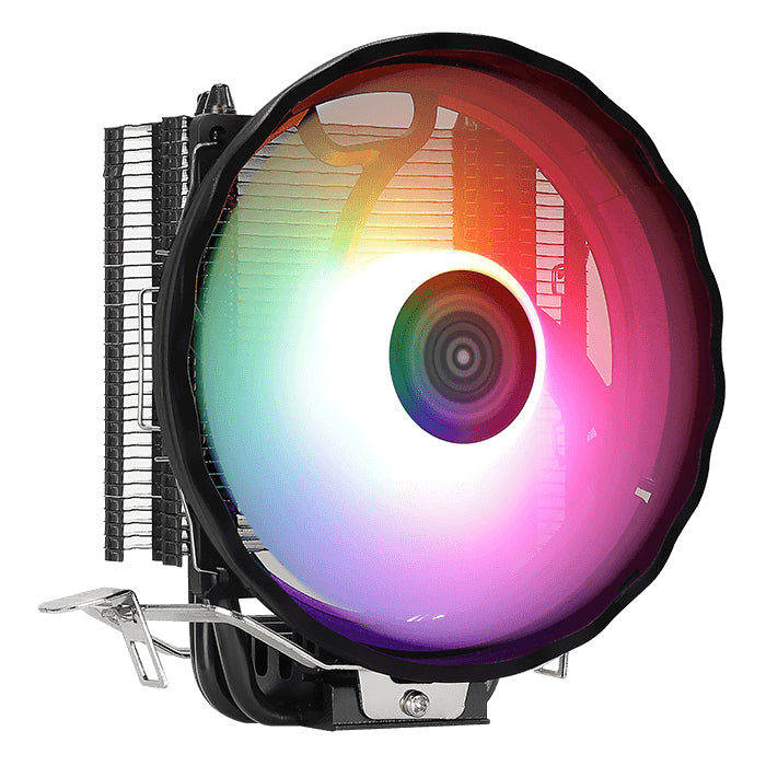Aerocool Rave 3 FRGB Processeur Refroidisseur d'air 12 cm Noir, Blanc 1 pièce(s)