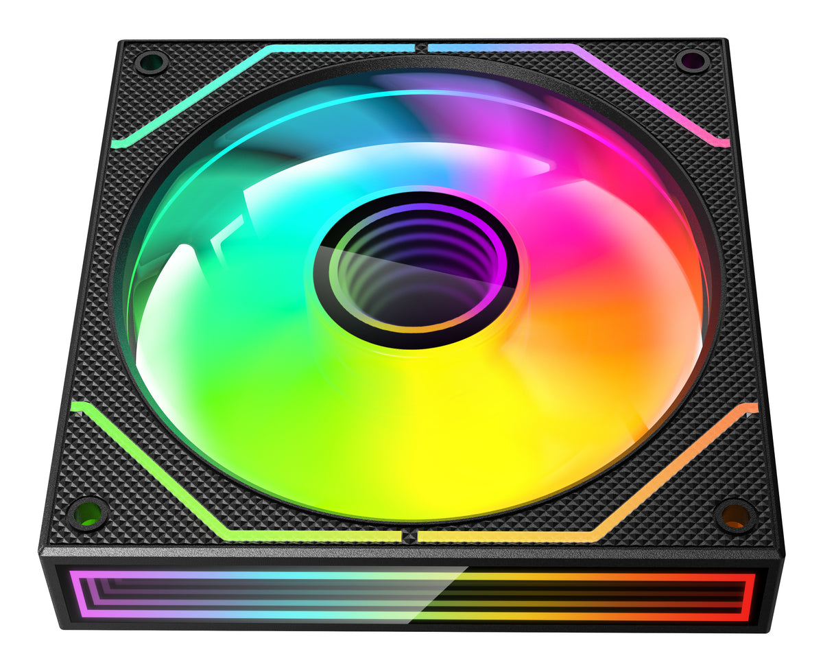Mars Gaming MF3DPROKIT système de refroidissement d’ordinateur Boitier PC Ventilateur 12 cm Noir
