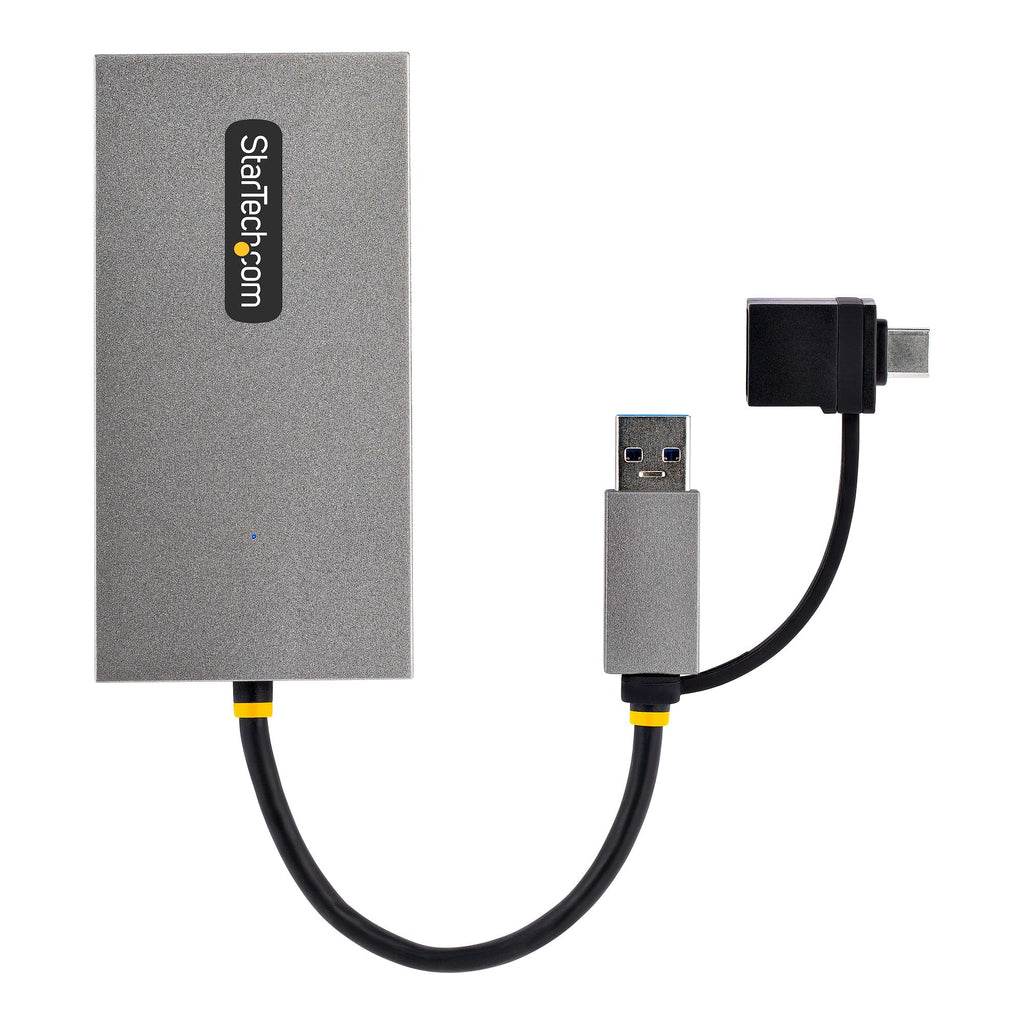StarTech.com Adaptateur USB vers Double HDMI - USB A/C vers 2 Écrans HDMI (1x 4K30Hz, 1x 1080p) - Dongle Intégré USB-A v