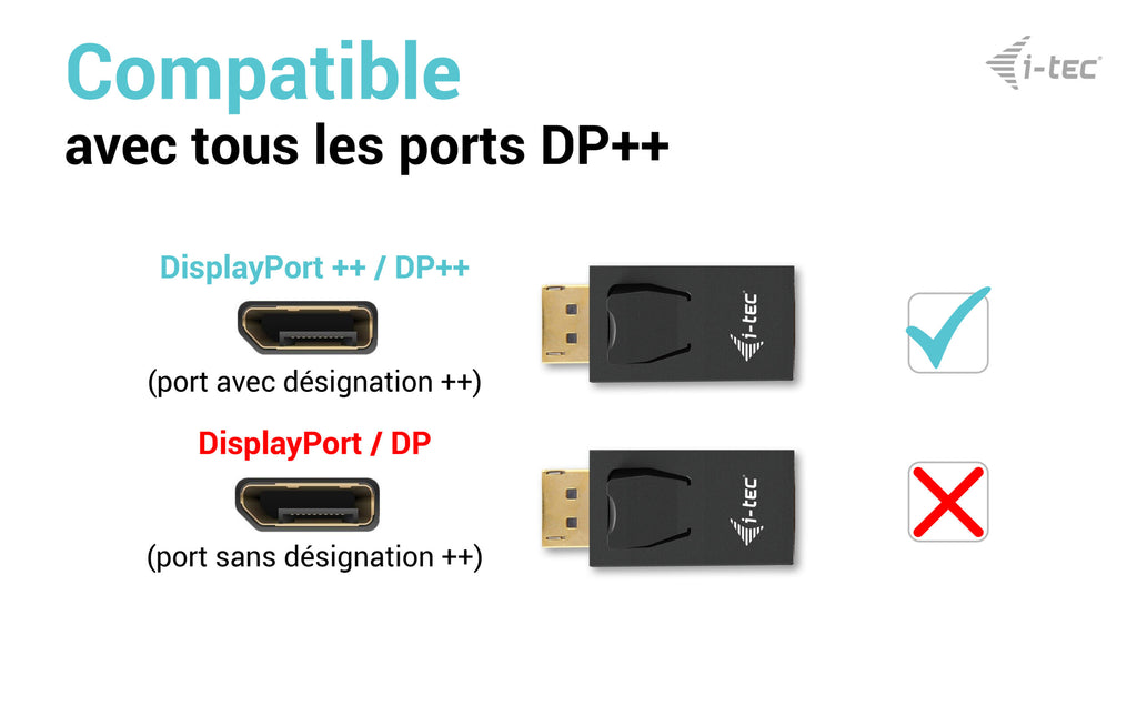 i-tec Passive DisplayPort to HDMI Adapter (max 4K/30Hz)