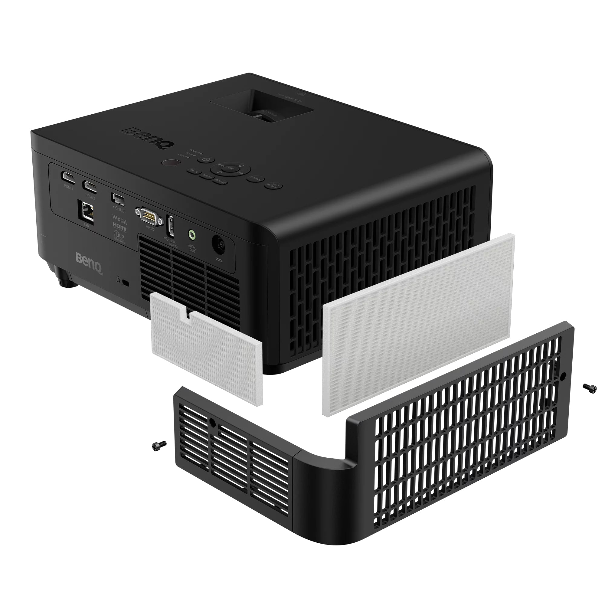 BenQ LW830ST Projecteur à focale courte 4000 ANSI lumens DLP WXGA (1280x800) Compatibilité 3D Noir