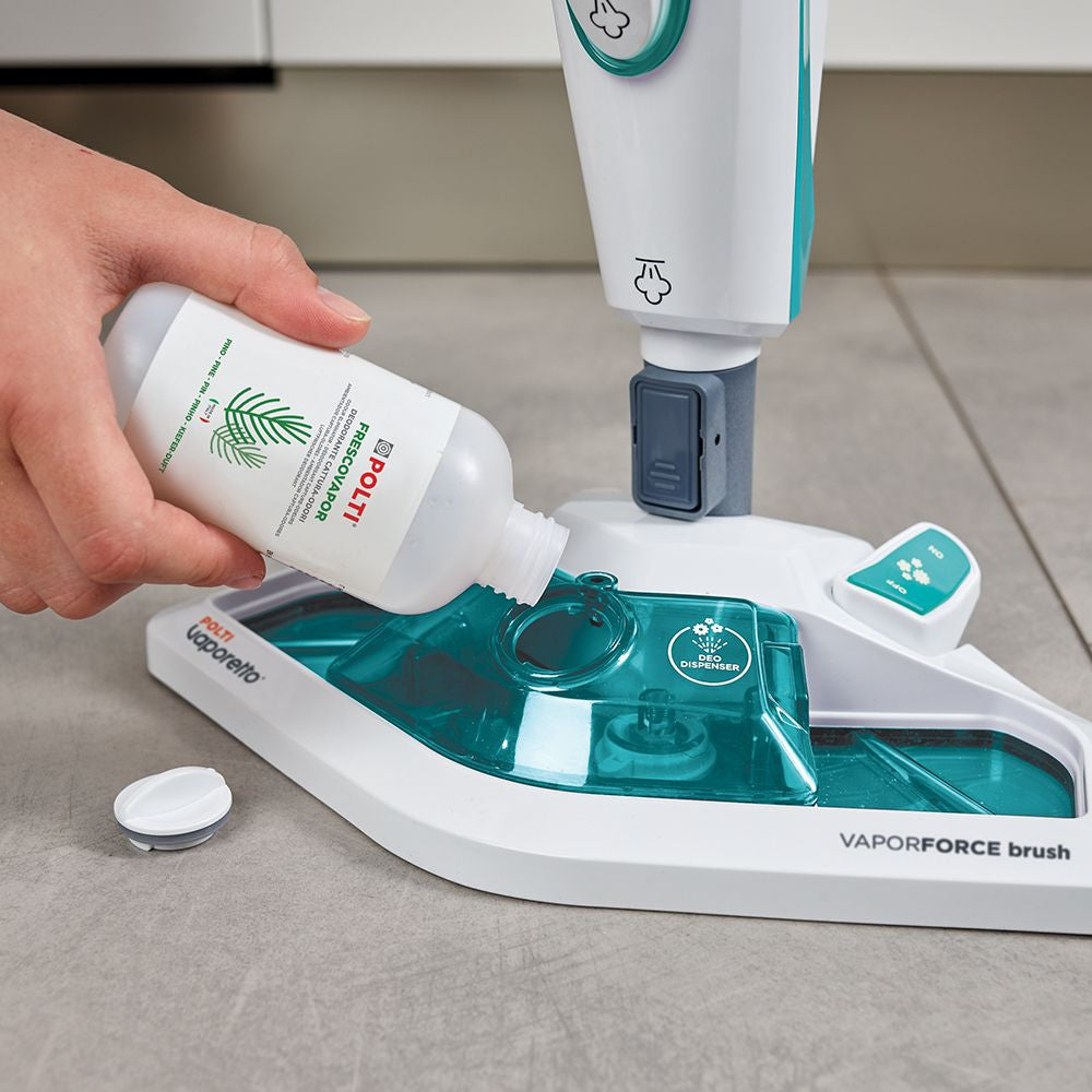 Polti Vaporetto SV450_Double Steam mop 0,3 L 1500 W Turquoise, Blanc