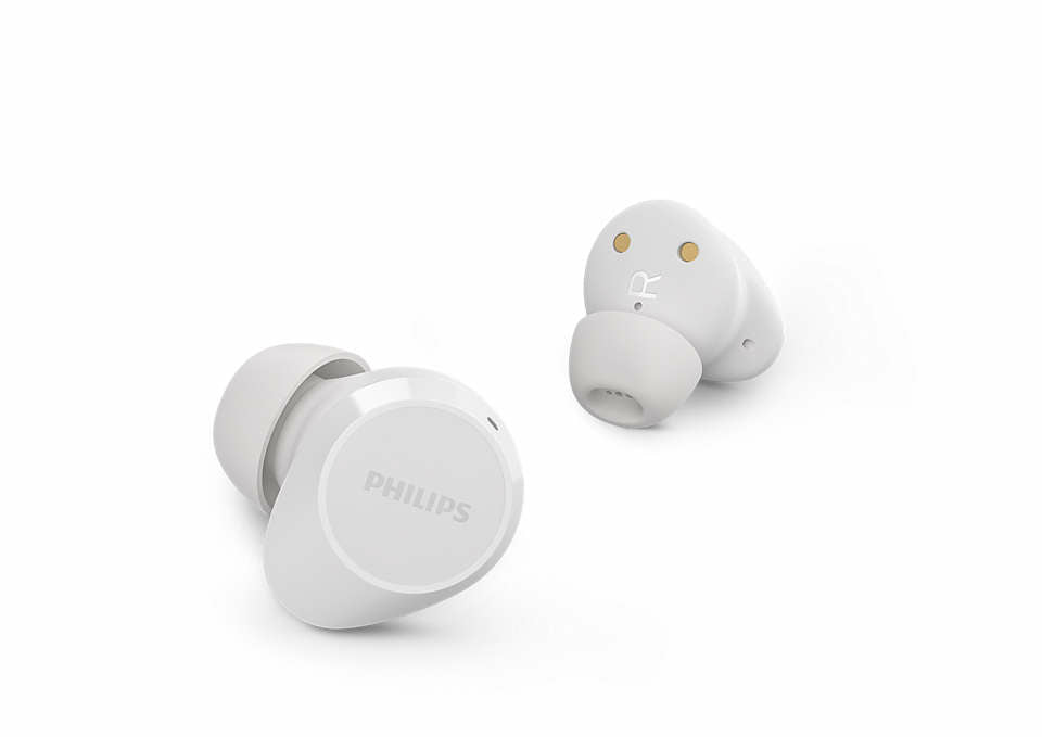 Philips TAT1209WT/00 casque True Wireless Stereo (TWS) Ecouteurs Appels/Musique Bluetooth Blanc