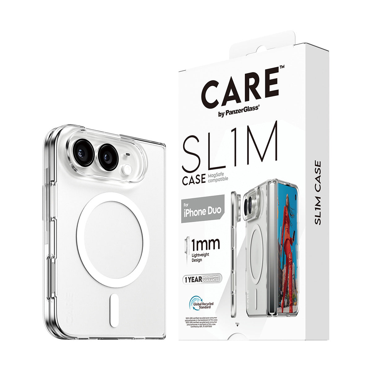 CARE™ by PanzerGlass® SL1M Case Transparent iPhone
