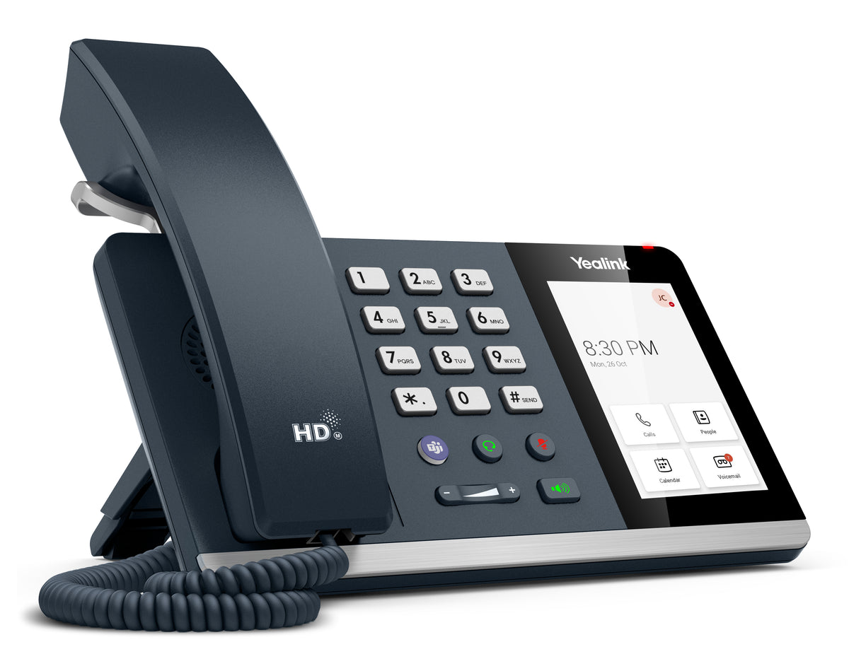 Yealink MP54 E2 Teams Téléphone IP Android 13, Écran Tactile 4 pouces, Bluetooth 5.2, Wi-Fi, PoE
