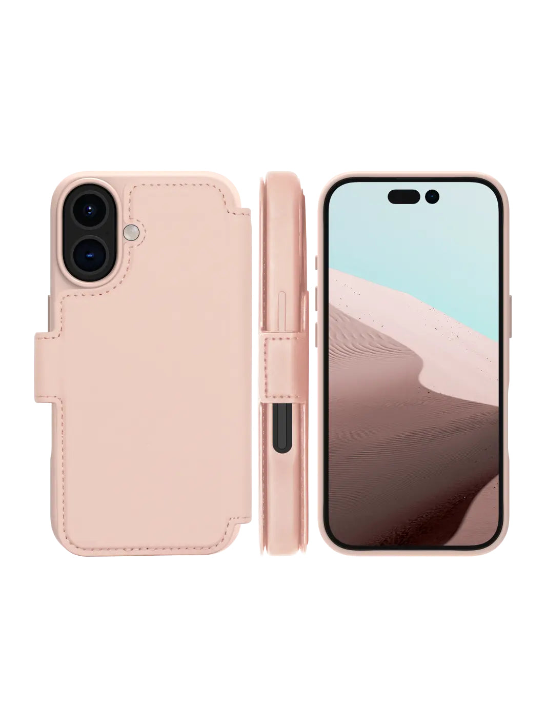 dbramante1928 LM61ICPI6874 coque de protection pour téléphones portables 15,5 cm (6.1") Folio porte carte Rose