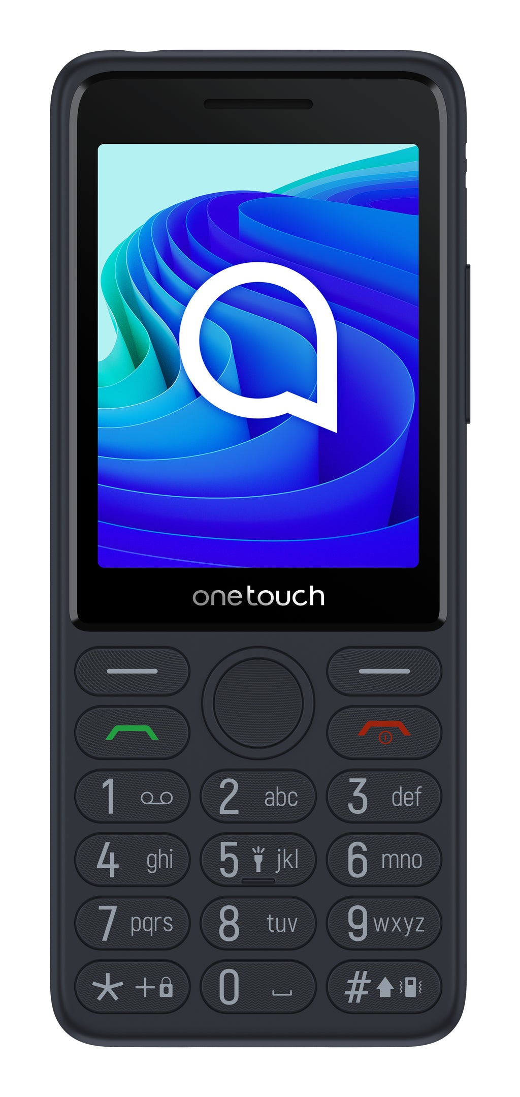 TCL OneTouch 4042S Téléphone pour Seniors, Écran 2.8", Double SIM, Noir
