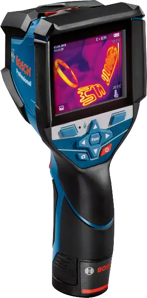 Bosch Bosch GTC 600 C Noise equivalent temperature difference (NETD) IR Noir, Bleu 256 x 192 pixels Écran integré LCD