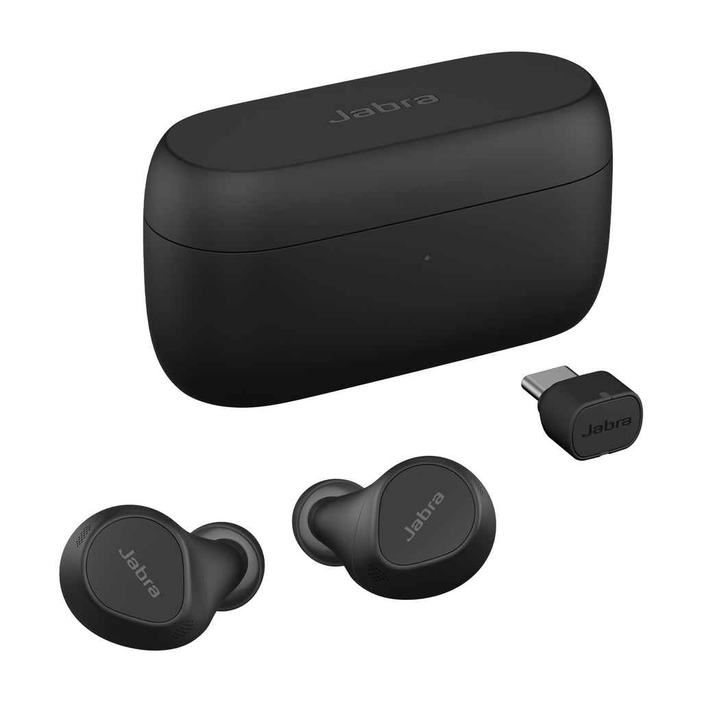 Jabra Evolve2 Buds Écouteurs True Wireless Stereo (TWS) Bluetooth pour Appels et Musique, Noir