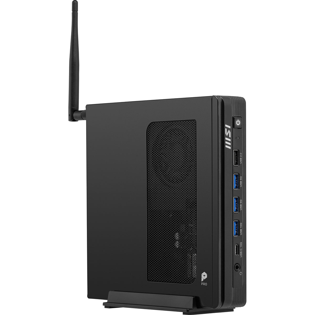 MSI PRO DP10 A14MG-003BEU PC/poste de travail Intel® Pentium® Gold G7400 1,1L mini PC Mini PC type barebone Noir