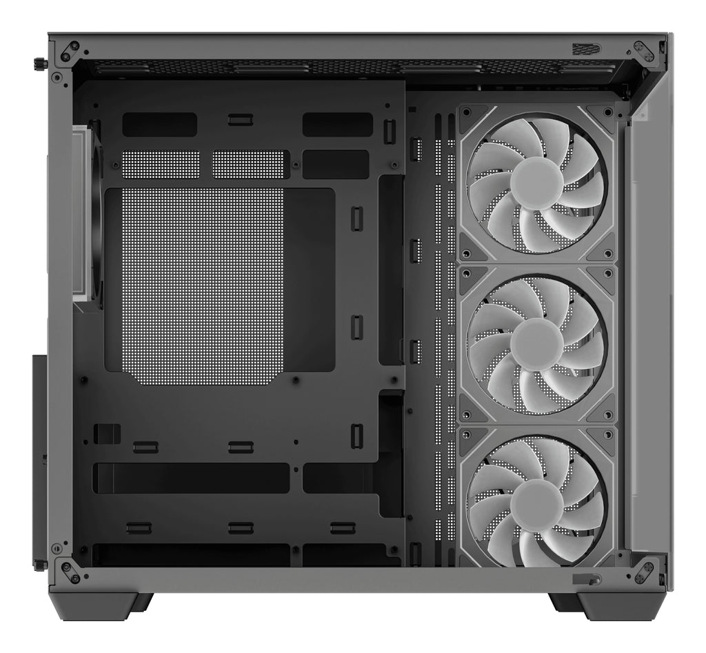 [AI generated title] Deepcool Cg530 Gaming Kabinet Med Rgb Belysning