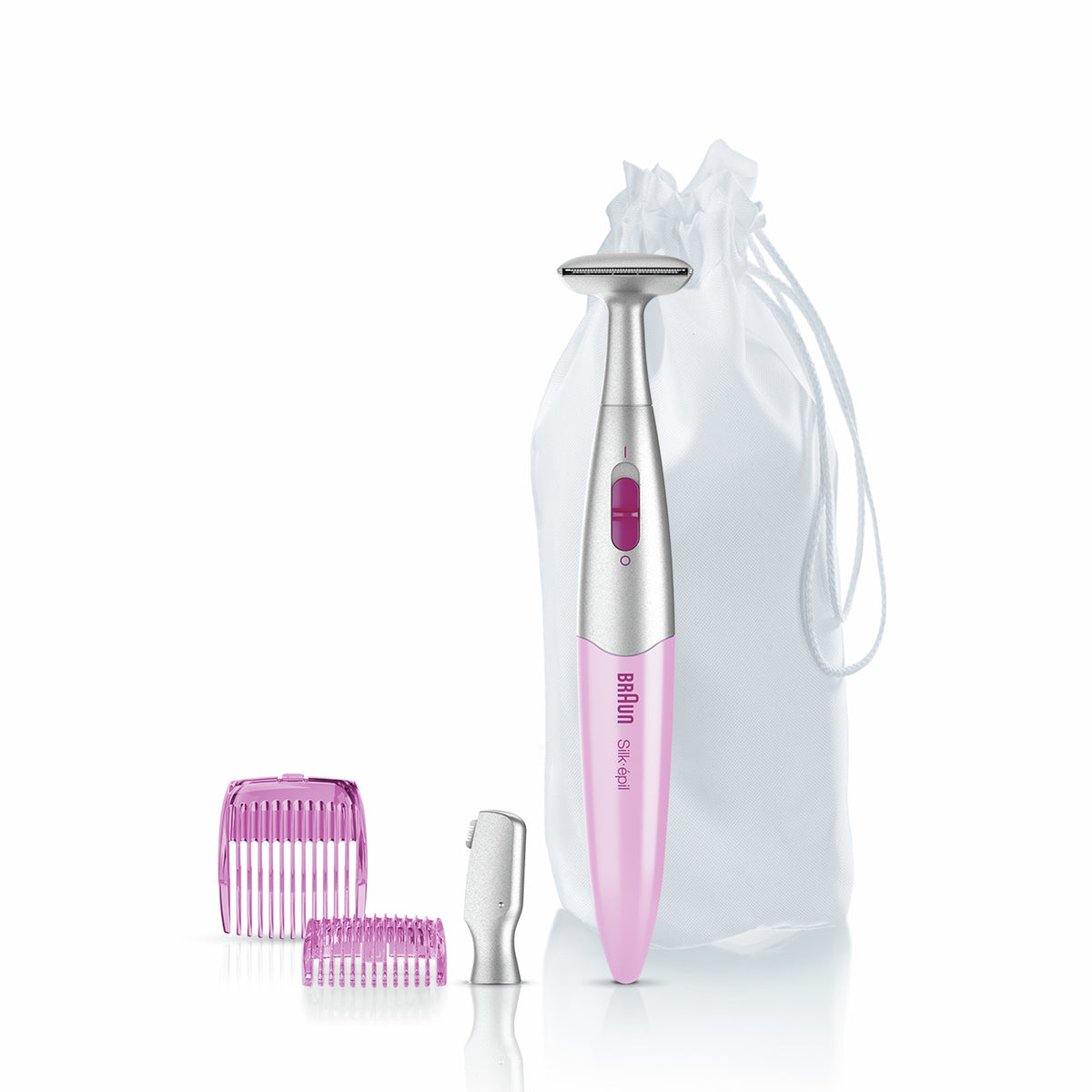 Braun Silk-épil Styler FG1100 Tondeuse Bikini, Rose