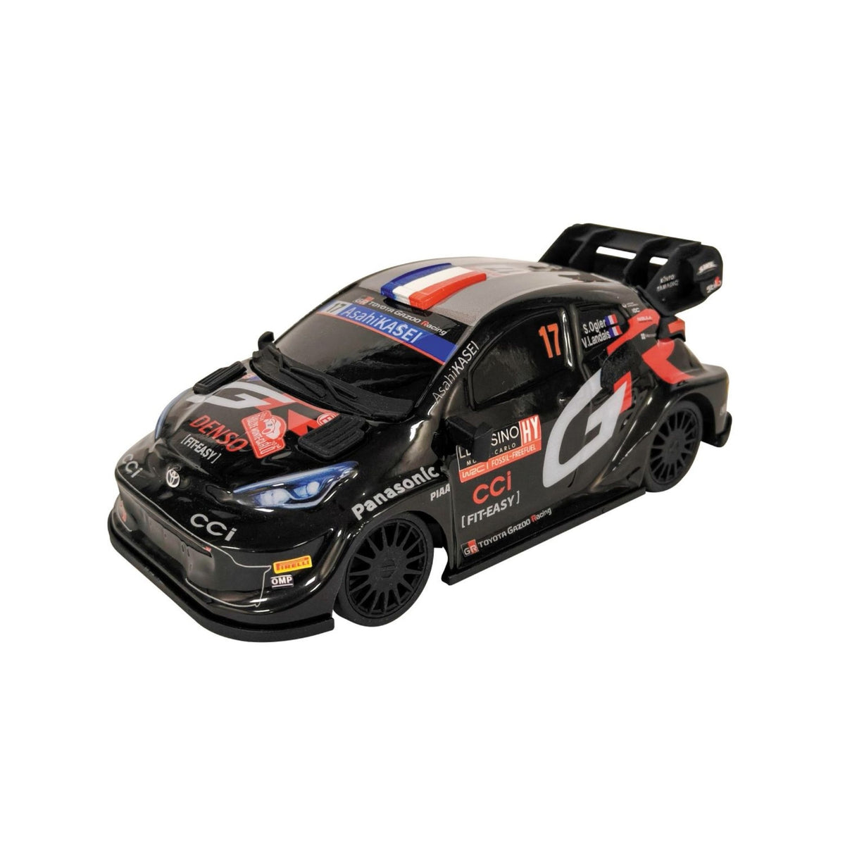 Mondo Voiture Miniature Radiocommandée Toyota GR Yaris WRC N°17 S.Ogier