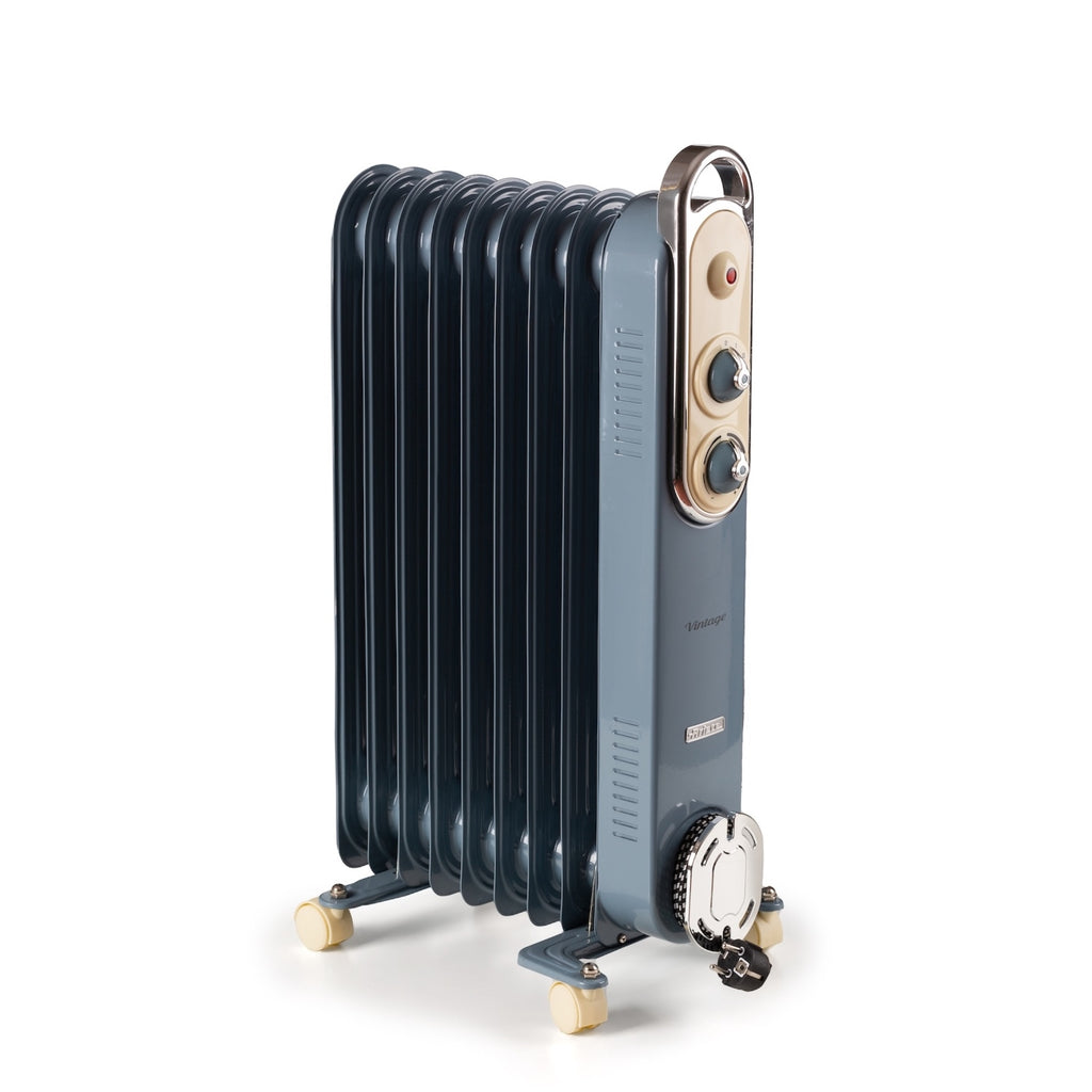 Ariete Radiateur à huile 3 niveaux de puissance, thermostat réglable- Bleu - ARI-8251-BL